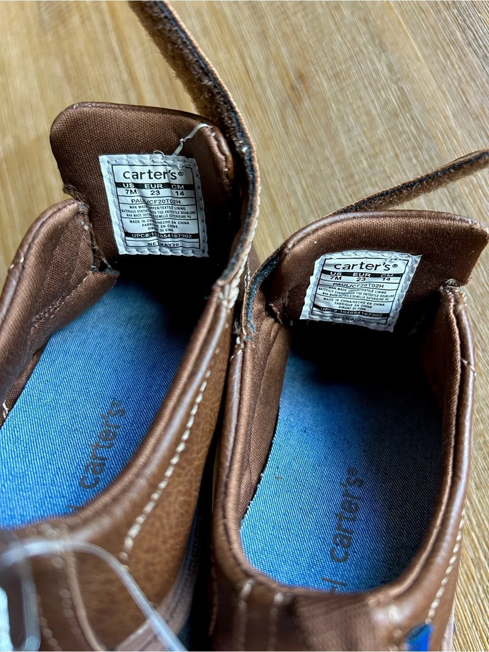 Carter’s Toddler Boy “Paul” Dress Shoes, 7. NWT